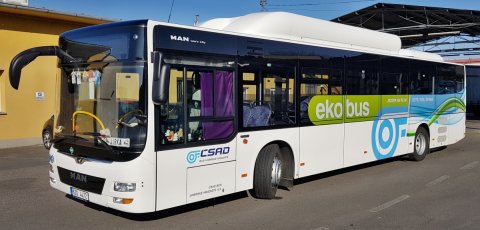 PROJEKT POŘÍZENÍ ELEKTROBUSŮ A CNG AUTOBUSŮ  PRO ČSAD BUS UHERSKÉ HRADIŠTĚ A.S.  JE SPOLUFINANCOVÁN EVROPSKOU UNIÍ